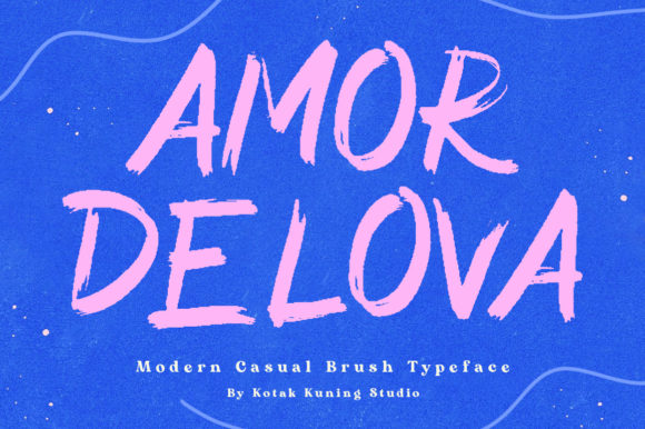 Amor Delova: A Fun Display Font for Web Design