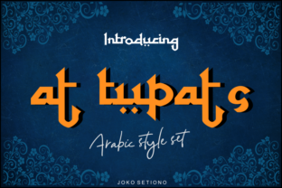 At Tupats: A Bold Arabic Font for Creative Makers
