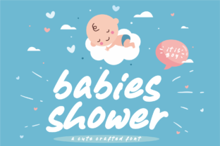 Babies Shower Font for Creative Projects