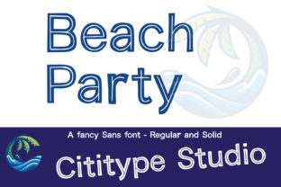 Beach Party Font: A Friendly Display Type