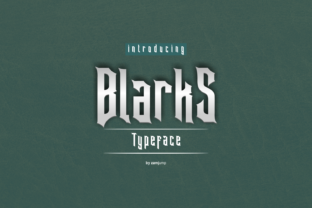 Blarks: A Stylish Display Font