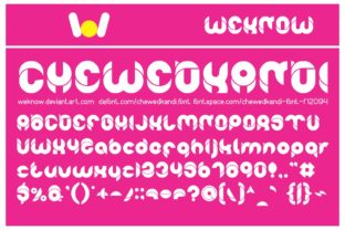 Chewedkandi: A Playful Display Typeface That Commands Attention