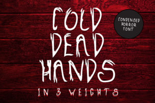 Cold Dead Hands: A Bold Display Font for Memorable Branding