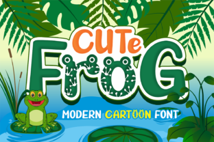 Cute Frog: A Display Font That Captures Attention