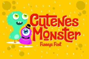 Cutenes Monster: A Playful Font for Creative Projects