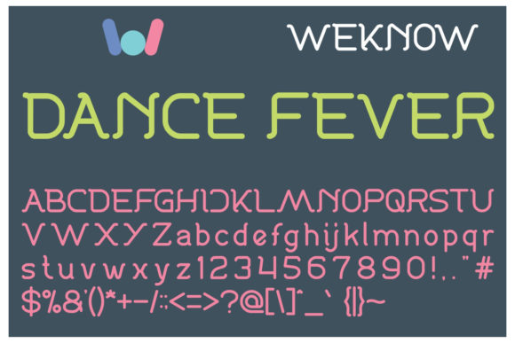 Dance Fever: A Bold Display Font