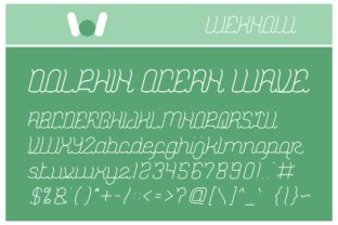 Dolphin Ocean Wave: A Font That Speaks Volumes