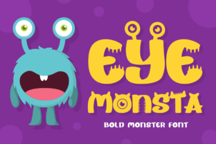 Eye Monsta: A Bold Display Font for Web Design