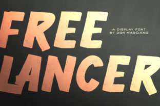 Freelancer: A Bold Display Font That Brings Branding to Life