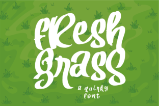 Fresh Grass: A Bold Display Font