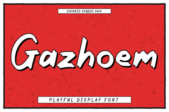 Gazhoem: A Unique Display Font