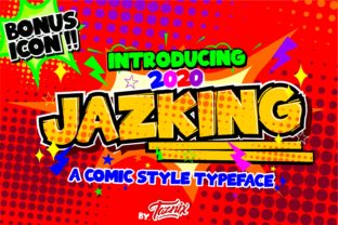 Jazking: A Bold Display Font for Editorial Playfulness