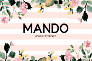 Mando: A Fun Display Font for Web Design