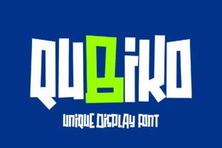 Qubiko: A Display Typeface That Makes Campaign Headlines Pop