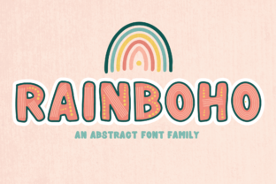Rainboho: A Display Font That Brings Boho Warmth to Modern Branding