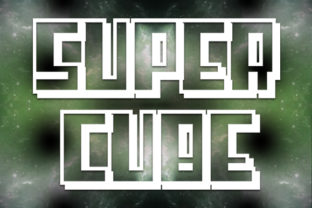 Super Cube: A Playful Display Font for Digital Branding