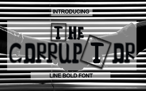 The Corruptor: A Bold Font for Creative Campaigns