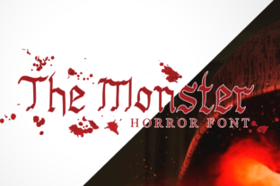 The Monster: A Creepy-Perfect Display Font for Brand Personality